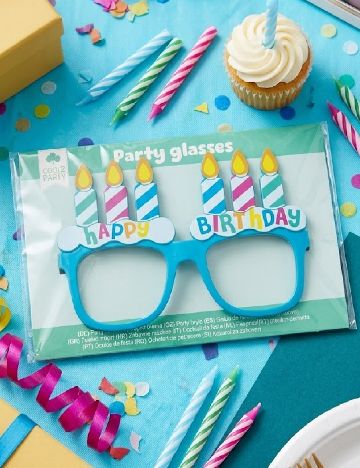 Ochelari de petrecere DLP Industry, albastru