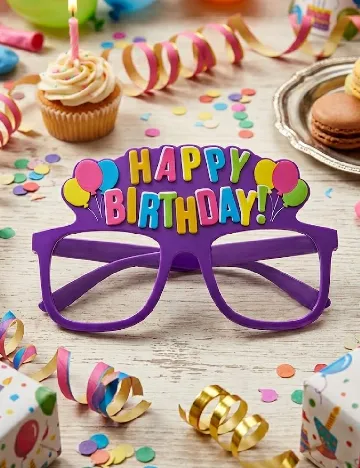 Ochelari de petrecere DLP Industry, mov