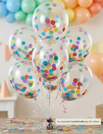 Set baloane 6 bucati, mix culori