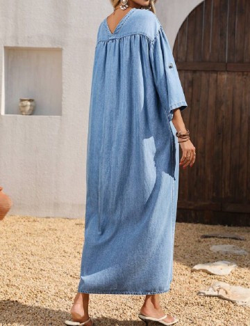 Rochie medie SHEIN, albastru