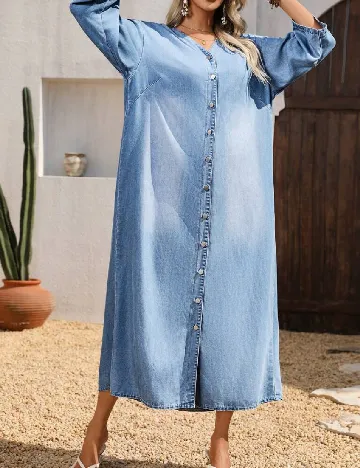 Rochie medie SHEIN, albastru