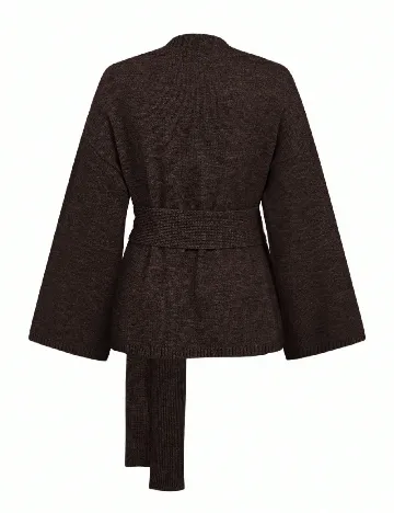 Cardigan SHEIN, maro inchis