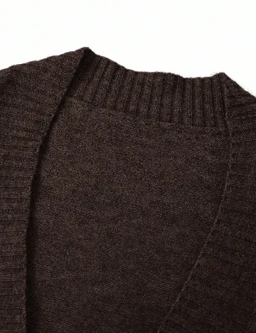 Cardigan SHEIN, maro inchis