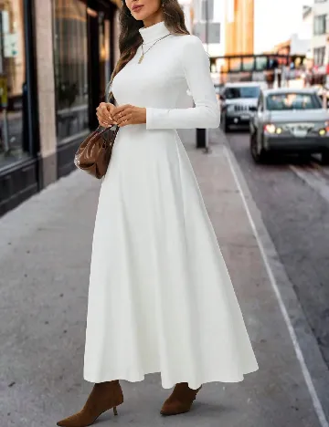 Rochie lunga SHEIN, alb