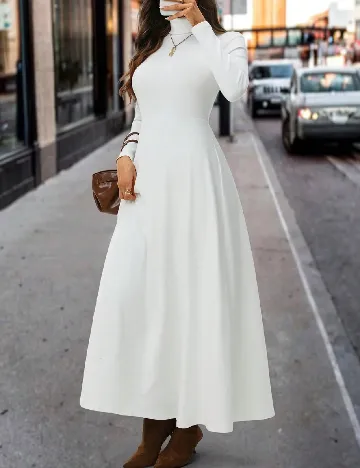 Rochie lunga SHEIN, alb