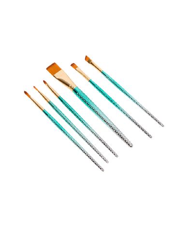 Set pensule 6 bucati ACTION, albastru