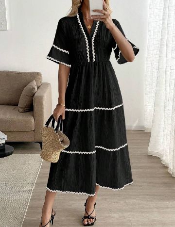 Rochie medie SHEIN, negru