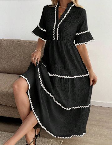 Rochie medie SHEIN, negru