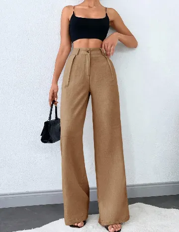 Pantaloni SHEIN, maro