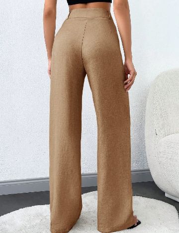 Pantaloni SHEIN, maro