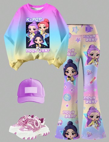 Compleu Shein Kids, mix culori