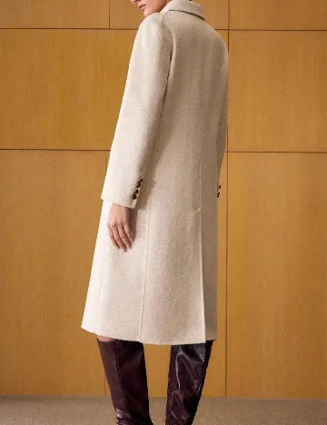 Palton MOTF, crem