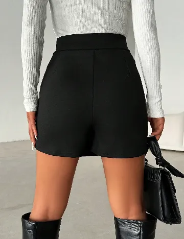 Fusta pantalon SHEIN, negru