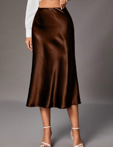 Fusta SHEIN, maro