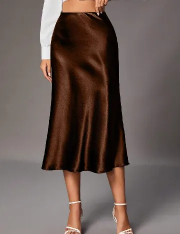 Fusta SHEIN, maro