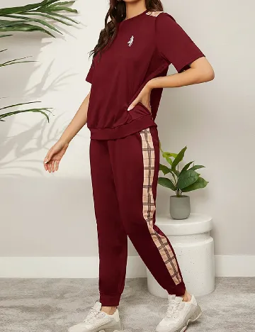 Compleu SHEIN, visiniu