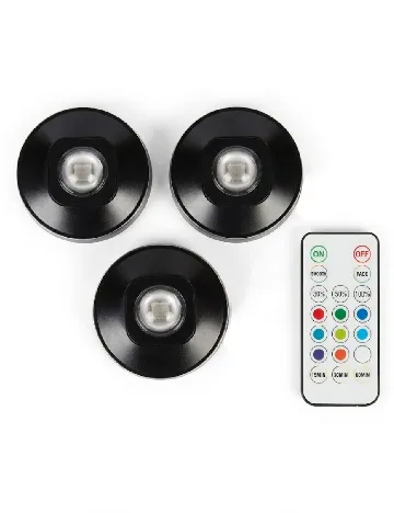 Set lampi LED reîncărcabile 3 bucati Baltimore, mix culori