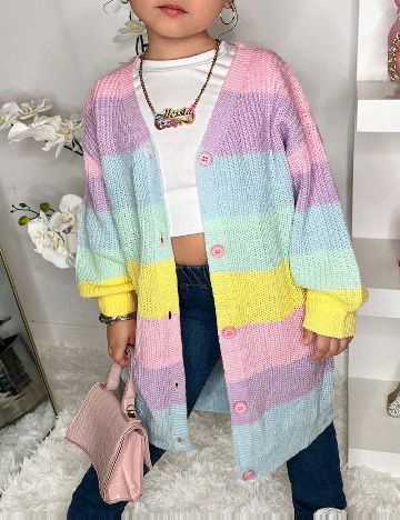 Cardigan Shein Kids, mix culori