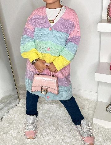 Cardigan Shein Kids, mix culori