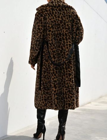 Palton Aveloria, animal print