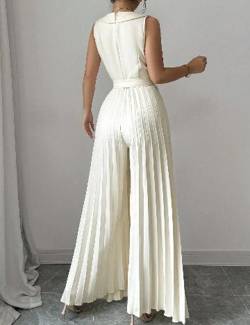 Salopeta SHEIN, ecru