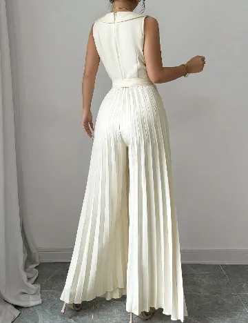 Salopeta SHEIN, ecru