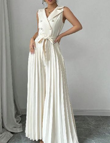 Salopeta SHEIN, ecru