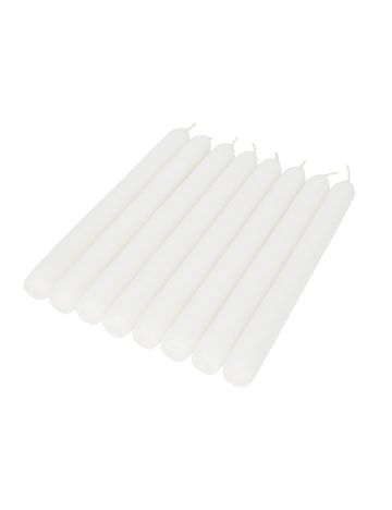 Set lumanari 8 bucati CANDRA, alb