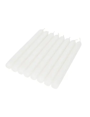 Set lumanari 8 bucati CANDRA, alb