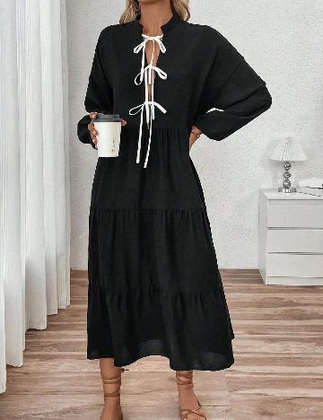 Rochie medie SHEIN, negru