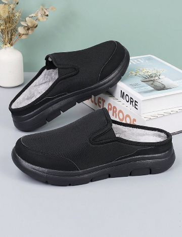 Papuci de Casa SHEIN, negru