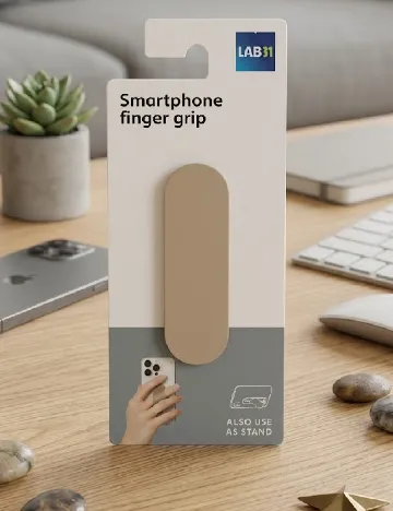 Suport pentru telefon LAB 31, crem