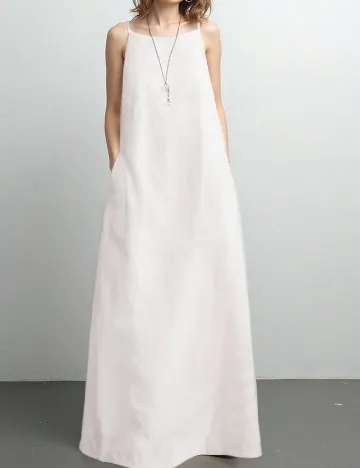 Rochie lunga SHEIN CURVE, alb