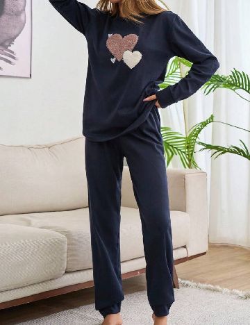 Pijama SHEIN, bleumarin