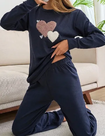 Pijama SHEIN, bleumarin