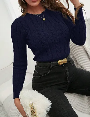 Pulover SHEIN, bleumarin