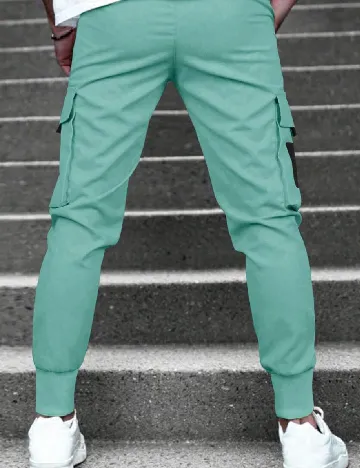 Pantaloni SHEIN, turcoaz