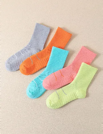 Set sosete 5 perechi SHEIN, mix culori