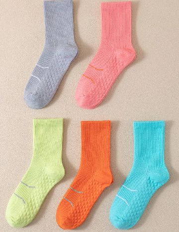 Set sosete 5 perechi SHEIN, mix culori