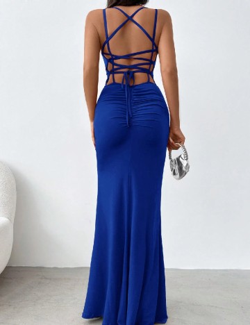 Rochie lunga SHEIN, albastru