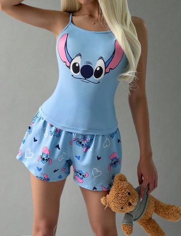 Pijama SHEIN, albastru