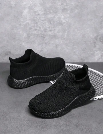 Adidasi Shein Kids, negru