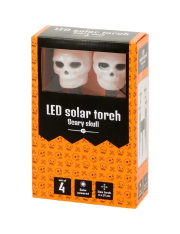 Decoratiuni LED 4 bucati Party Universe, alb