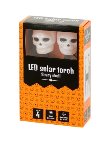 Decoratiuni LED 4 bucati Party Universe, alb