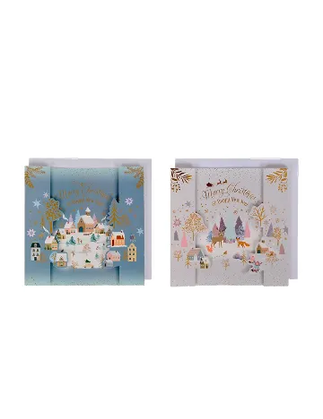 Set felicitari 10 bucati Belgian Greetings, mix culori