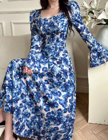 Rochie lunga SHEIN, albastru