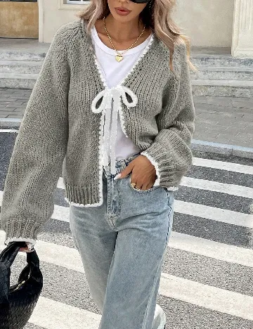 Cardigan SHEIN, gri