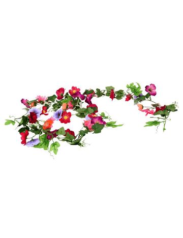 Ghirlanda decorativa cu flori ACTION, mix culori