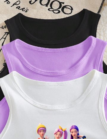 Set Maiouri 3 bucati Shein Kids, mix culori