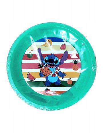 Set farfurii plastic reutilizabile 4 bucati Disney, verde